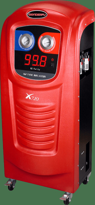 X720 κόκκινο Inflator ροδών αζώτου μήκος Ν2 της δεξαμενής μανικών 20L πληθωρισμού