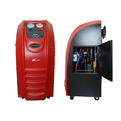 Red Housing AC Recovery Machine Recovery Blacklit Display X520