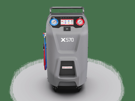 X570 γκρίζα μηχανή αποκατάστασης κλιματισμού με τον εκτυπωτή για R134a
